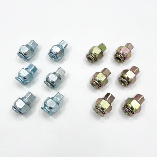 12x Wheel Nut Set Rear 6 Right + 6 Left for ISUZU NPR NQR NPR - HD NRR 98 - 25 - GoTrucky