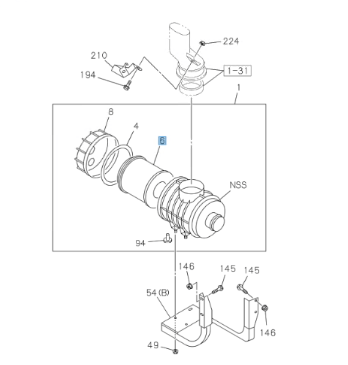 2x Air Filter For ISUZU NRR NPR NPR - HD NQR 4HE1 4.8L GAS 5.7L 6.0L 95 - 07 - GoTrucky
