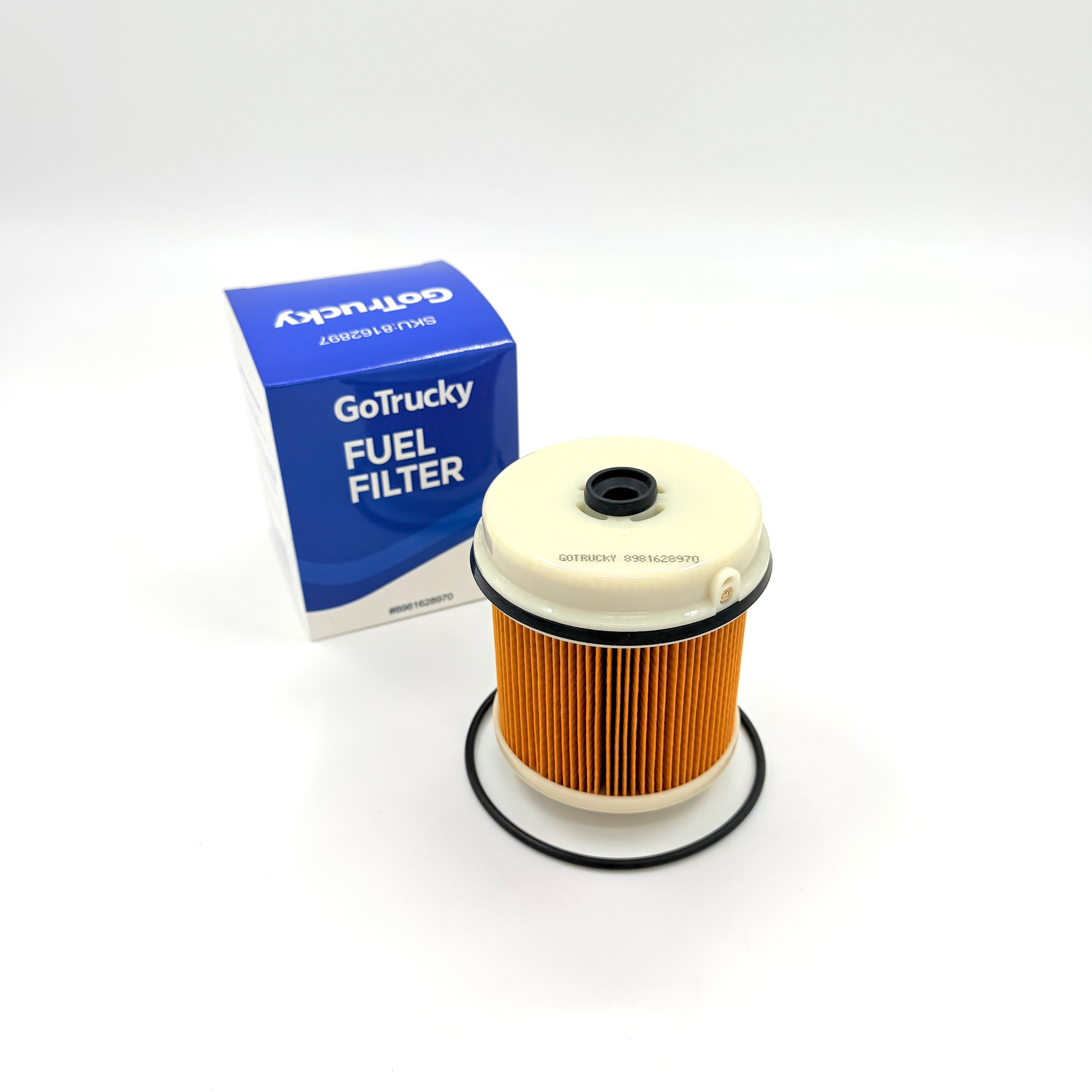 2x Fuel Filter Element for ISUZU NPR NQR NPR - HD 4JJ1 3,0 4HK1 5,2L 07 - 19 - GoTrucky