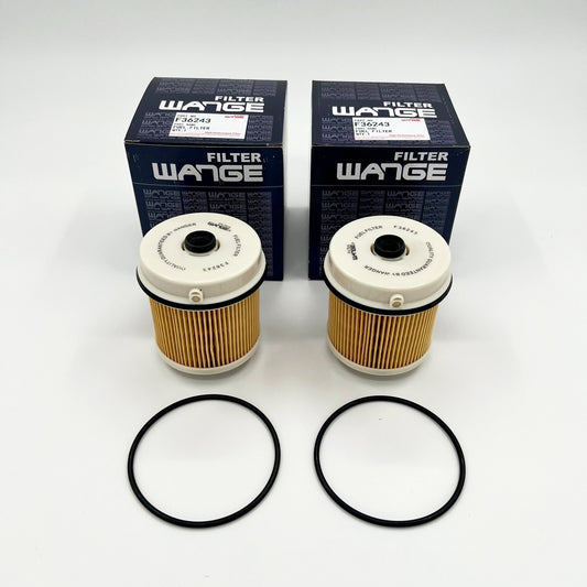 2x Fuel Filter Element for ISUZU NPR NQR NPR - HD 4JJ1 3,0 4HK1 5,2L 07 - 24 - GoTrucky