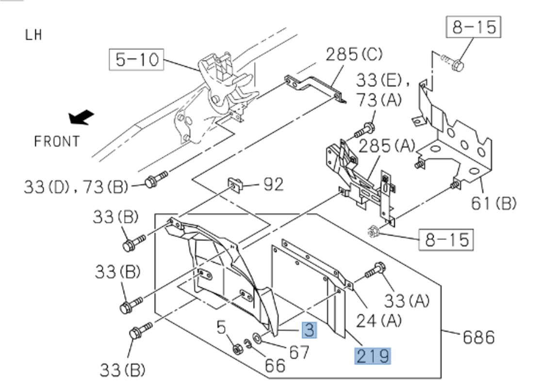 2x Mud Guard + Flap Left Right for ISUZU NRR NPR NQR NPR - HD 08 - 24 - GoTrucky