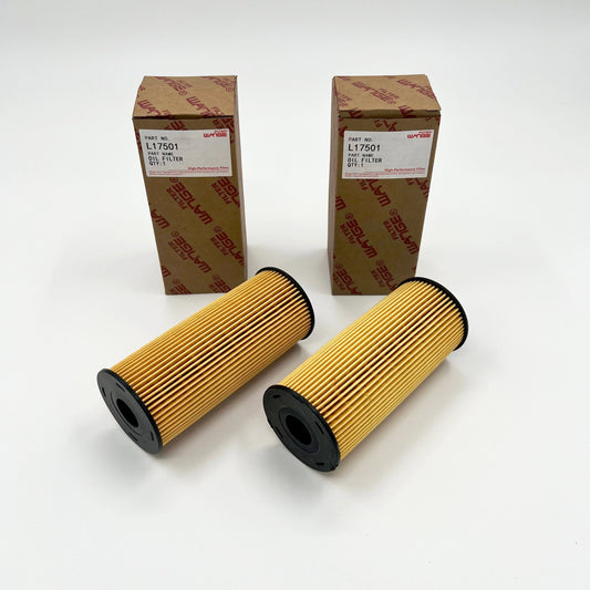 2x Oil Filter for ISUZU NPR Eco - Max Reach 4JJ1 3,0L 11 - 18 - GoTrucky