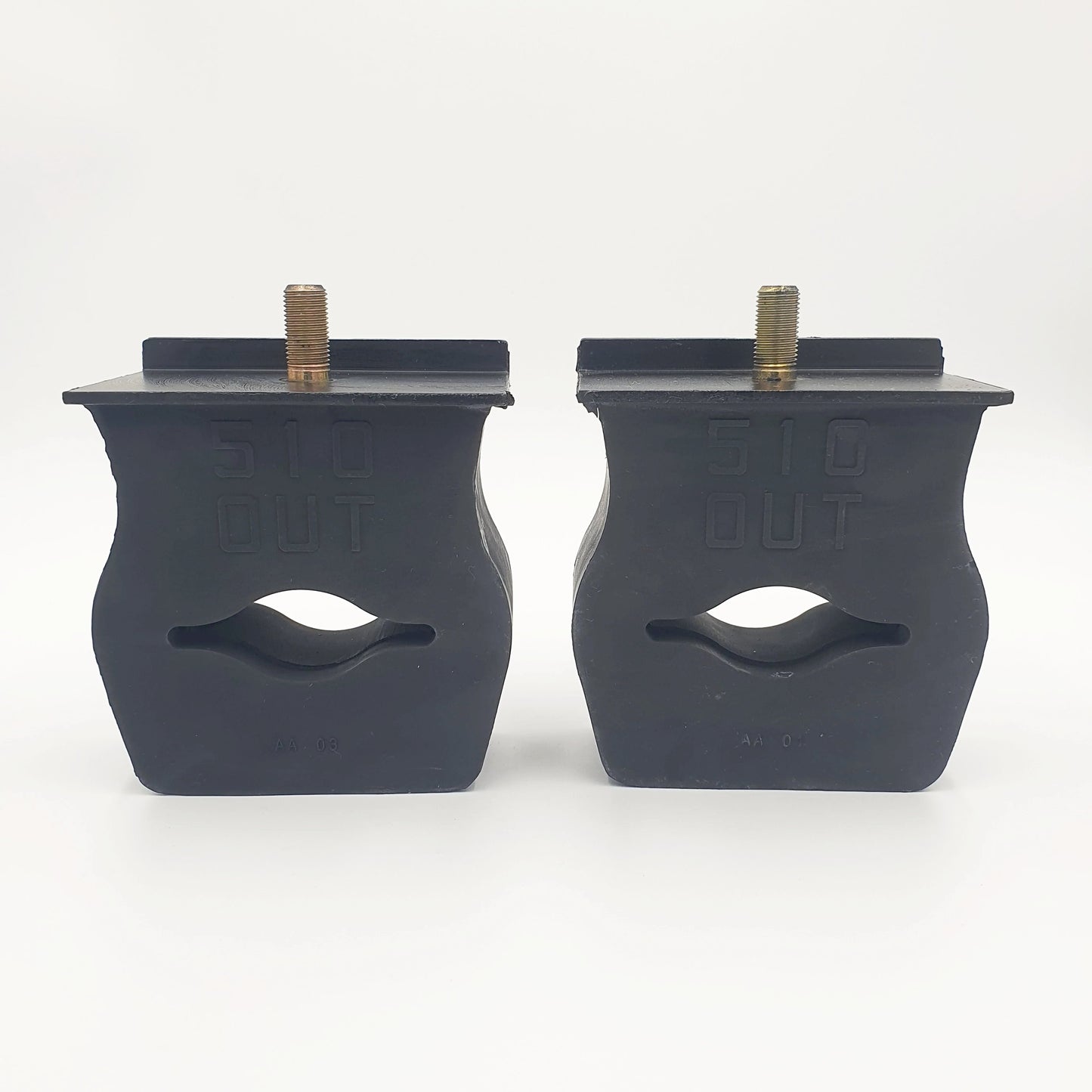 2x Spring Bumper Rear Upper Rubber Cushion for ISUZU NRR NPR NPR - HD NQR 94 - 08 - GoTrucky