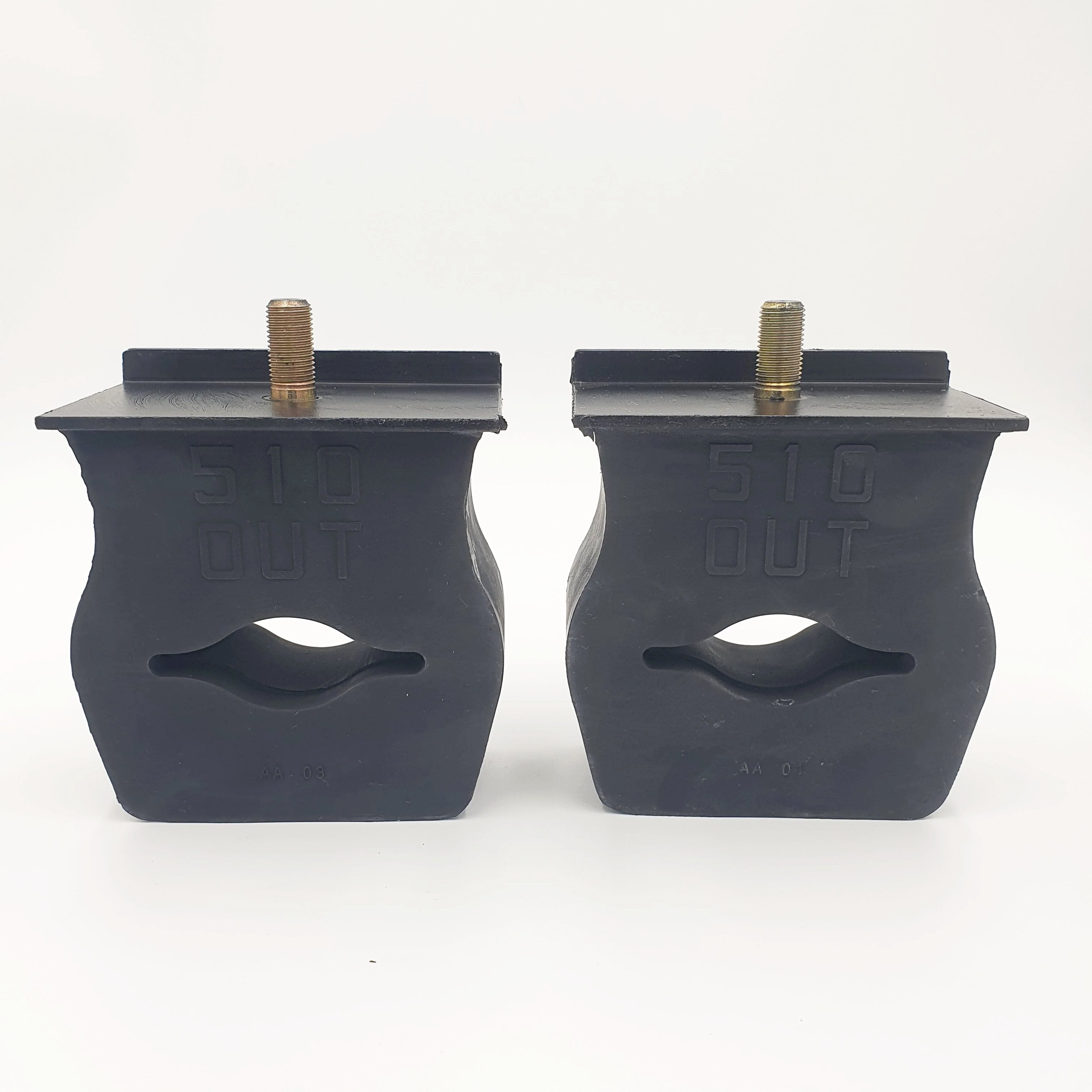 2x Spring Bumper Rear Upper Rubber Cushion for ISUZU NRR NPR NPR - HD NQR 94 - 08 - GoTrucky