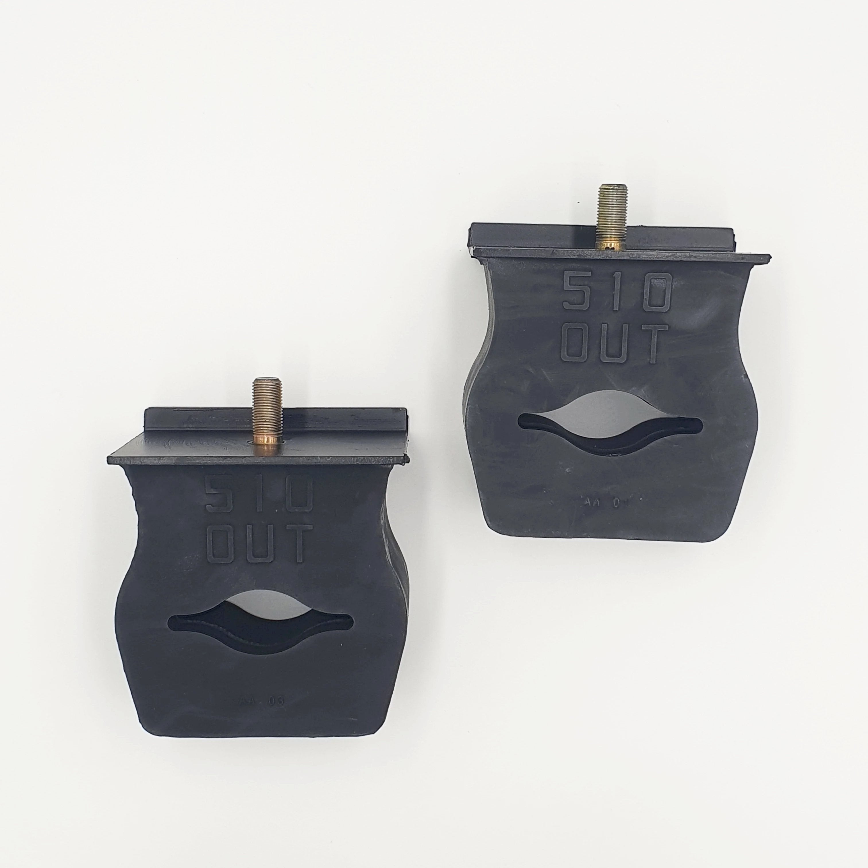 2x Spring Bumper Rear Upper Rubber Cushion for ISUZU NRR NPR NPR - HD NQR 94 - 08 - GoTrucky