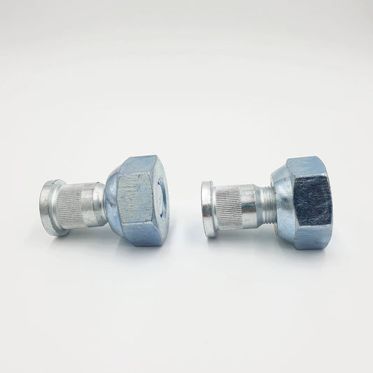 2x Wheel Stud + Nut Front Left Driver Side For ISUZU NPR NQR NPR - HD NRR 98 - 25 - GoTrucky