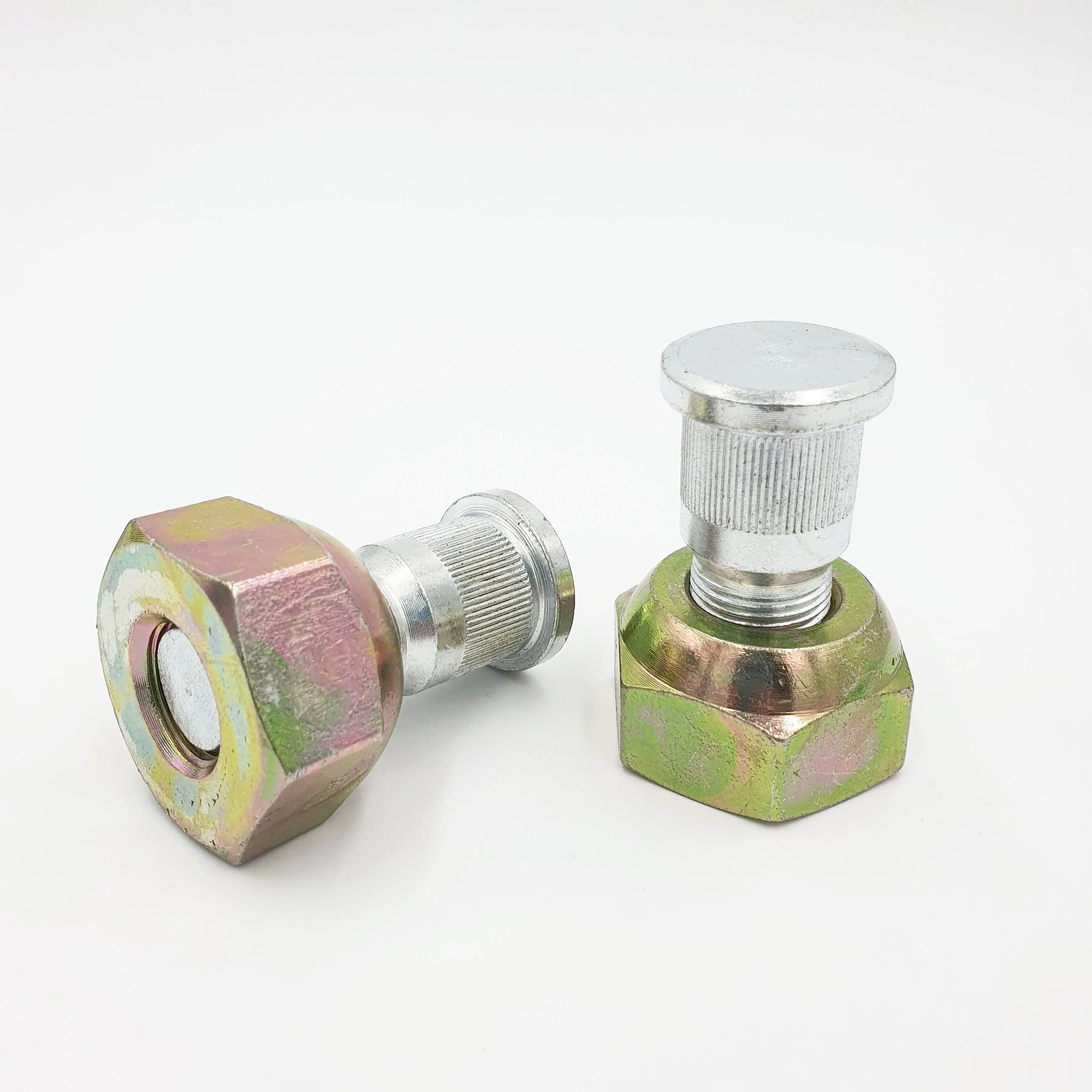 2x Wheel Stud + Nut Front Right Passenger Side For ISUZU NPR NQR NPR - HD NRR 98 - 25 - GoTrucky