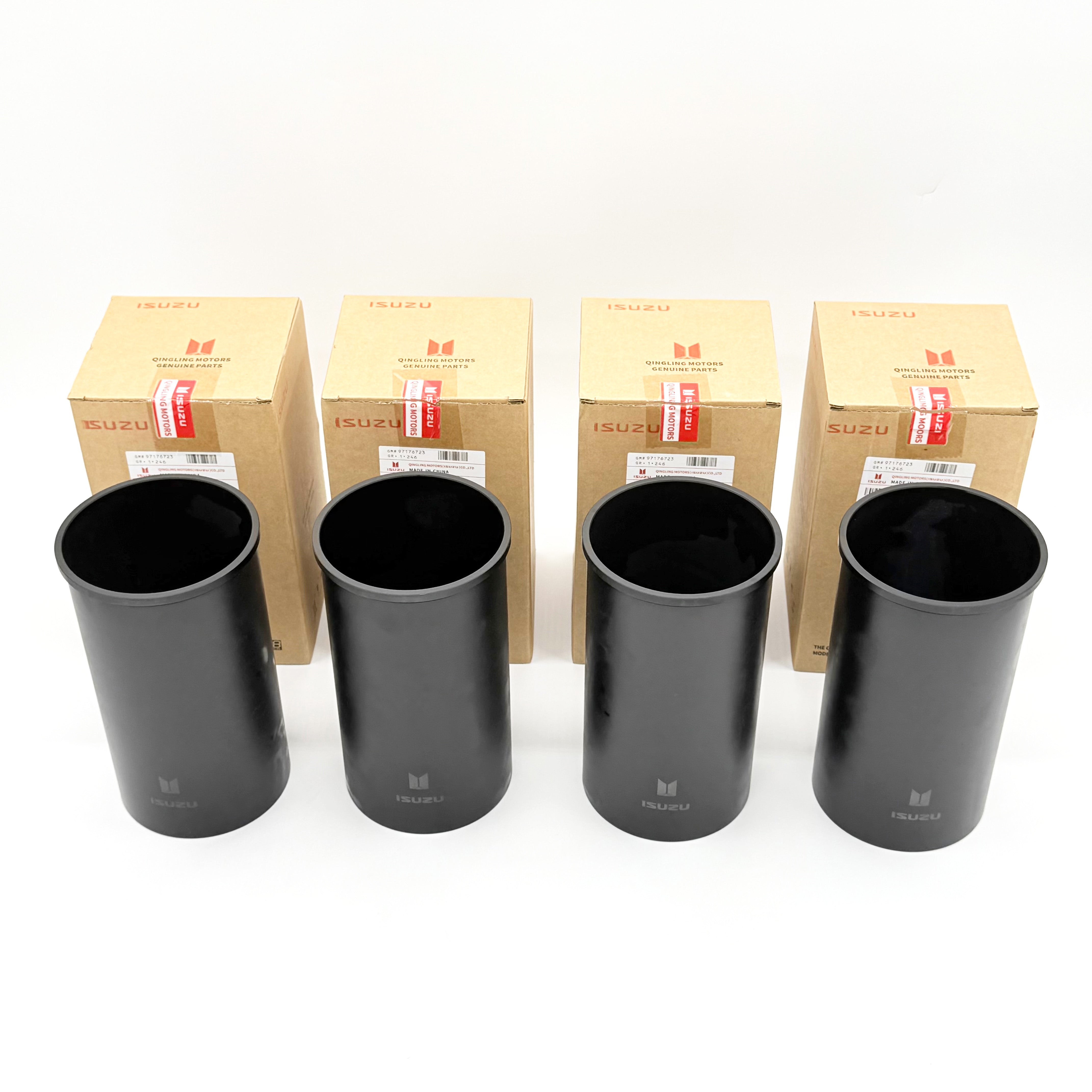 4x Cylinder Liner For Isuzu NPR NPR-HD NQR 1998-04 4HE1 4.8L Grade 1X 121.7Mm 1998-2004 OEM - GoTrucky