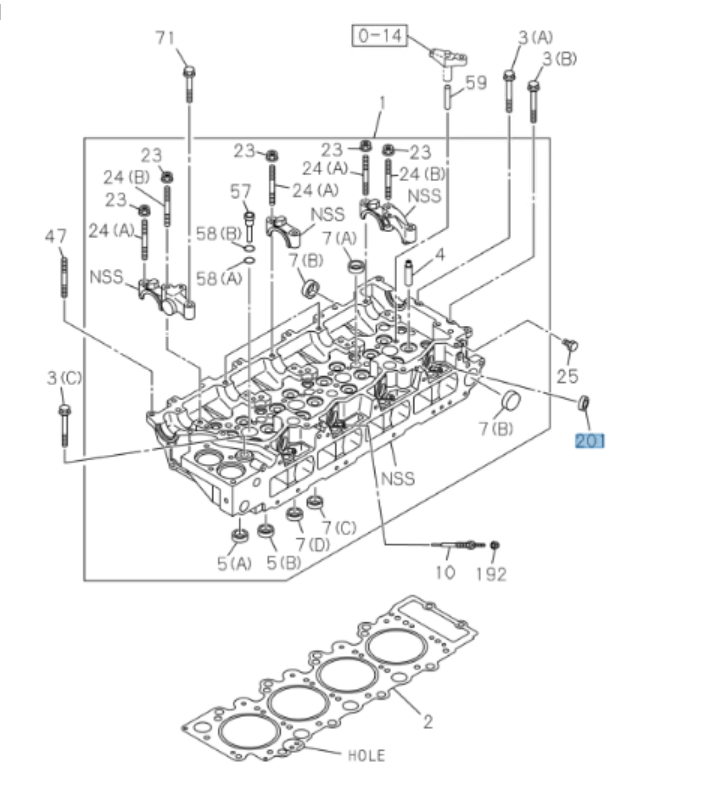 4x Gasket Sleeve Injection Pump SET For Isuzu NRR NQR NPR - HD FTR 4HK1 5.2L 6HK1 7.8L 04 - 24 - GoTrucky