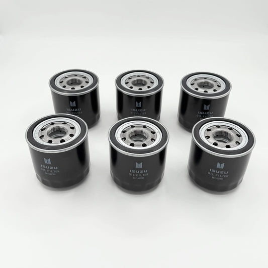 6x Element Oil Filter For Isuzu NPR NPR - HD NQR NRR 4HK1 5.2L 4HE1 4.8L 98 - 18 OEM - GoTrucky