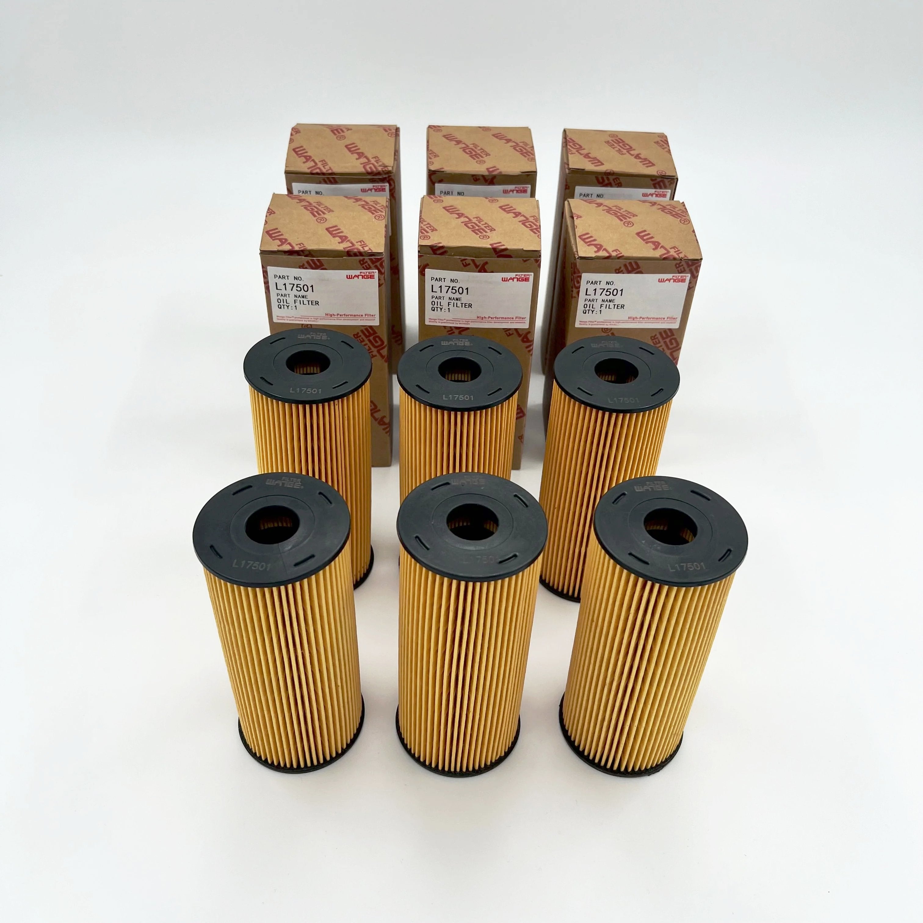 6x Oil Filter for ISUZU NPR Eco - Max Reach 4JJ1 3,0L 11 - 18 - GoTrucky