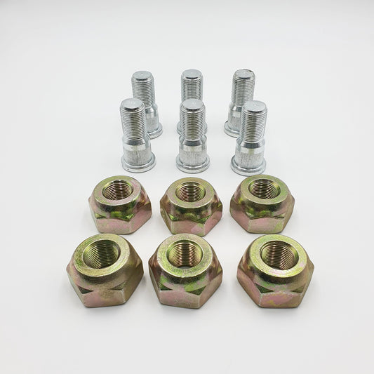 6x Wheel Stud + Nut Front Right Passenger Side for ISUZU NPR NQR NPRHD NRR 98 - 25 - GoTrucky