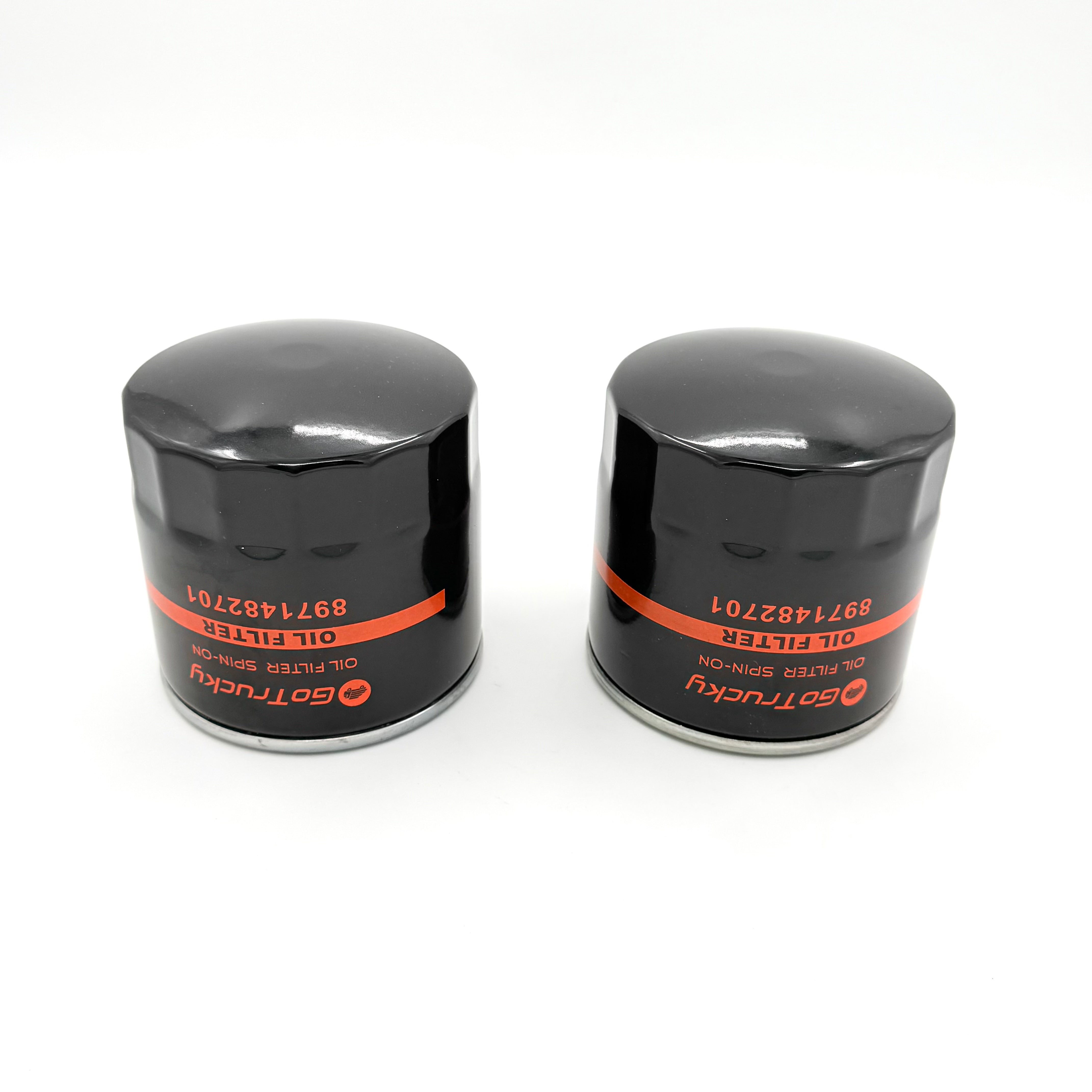 2x Element Oil Filter For Isuzu NPR NPR-HD NQR NRR 4HK1 5.2L 4HE1 4.8L 1998-2010