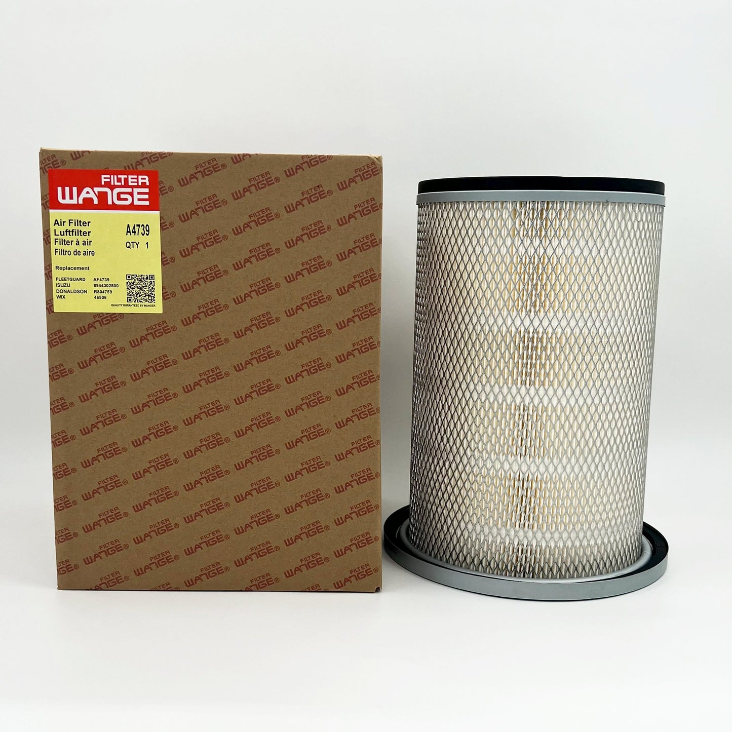 2x Air Filter For ISUZU NRR NPR NPR-HD NQR 4HE1 4.8L GAS 5.7L 6.0L 95-07