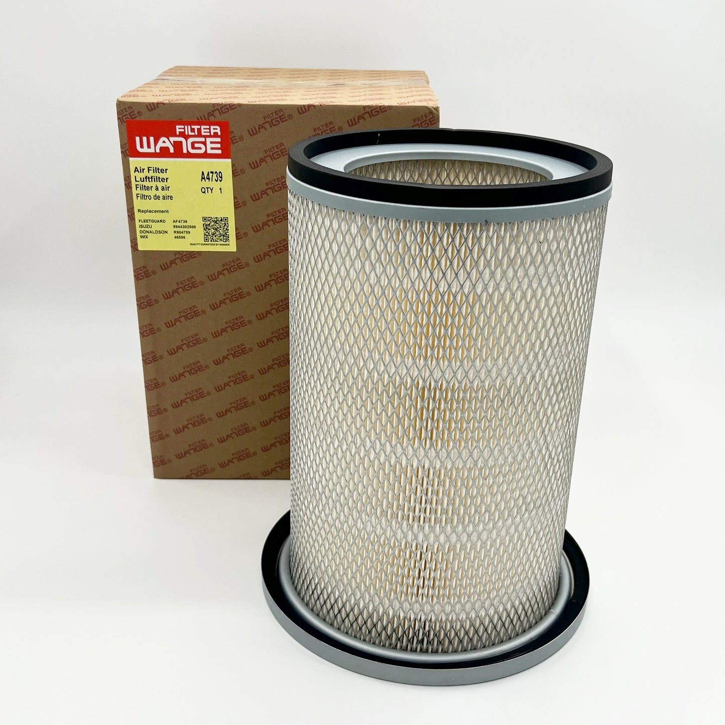 2x Air Filter For ISUZU NRR NPR NPR-HD NQR 4HE1 4.8L GAS 5.7L 6.0L 95-07
