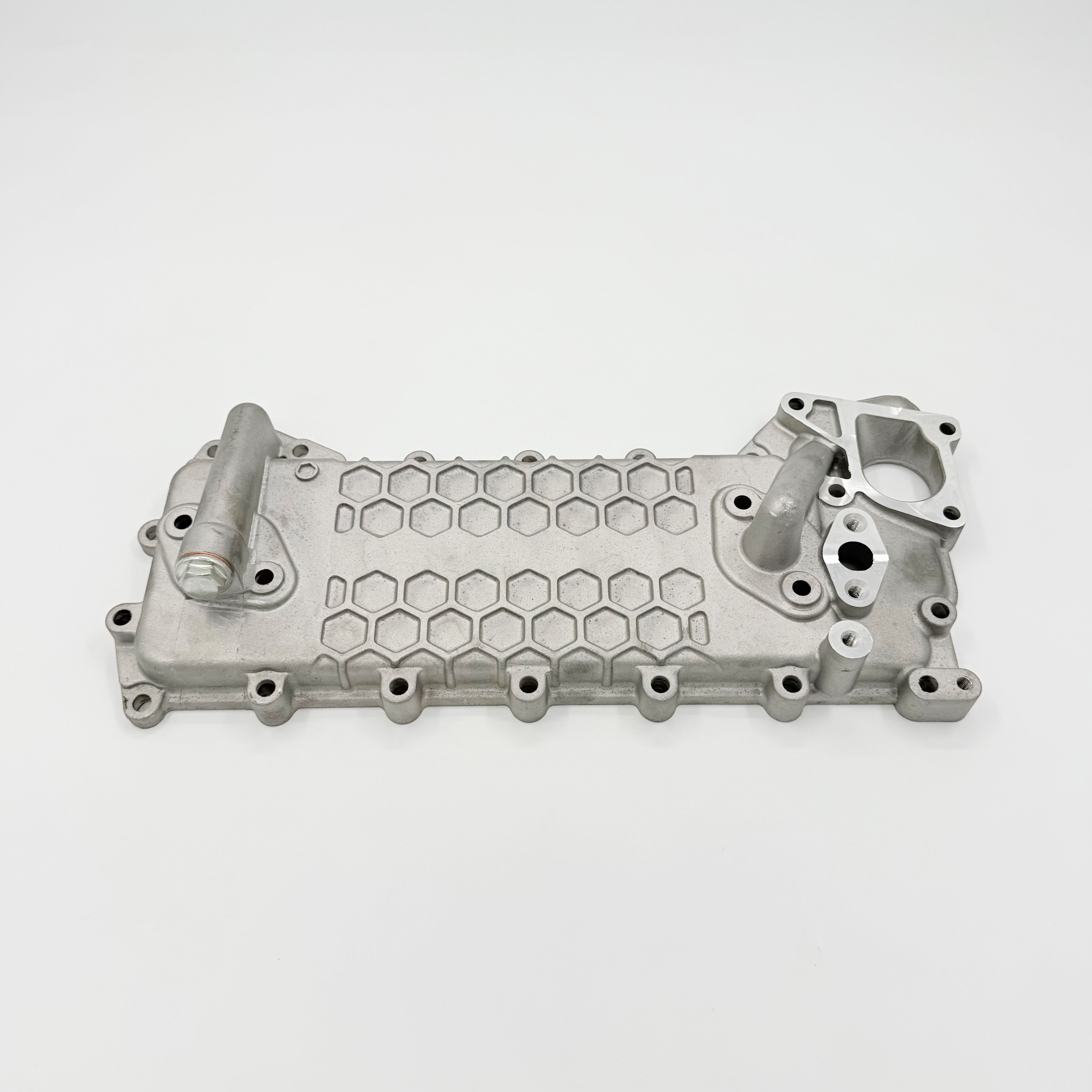 Oil Cooler Cover For Isuzu NRR NQR NPR-HD NPR 4HE1 4.8L 1998-2004