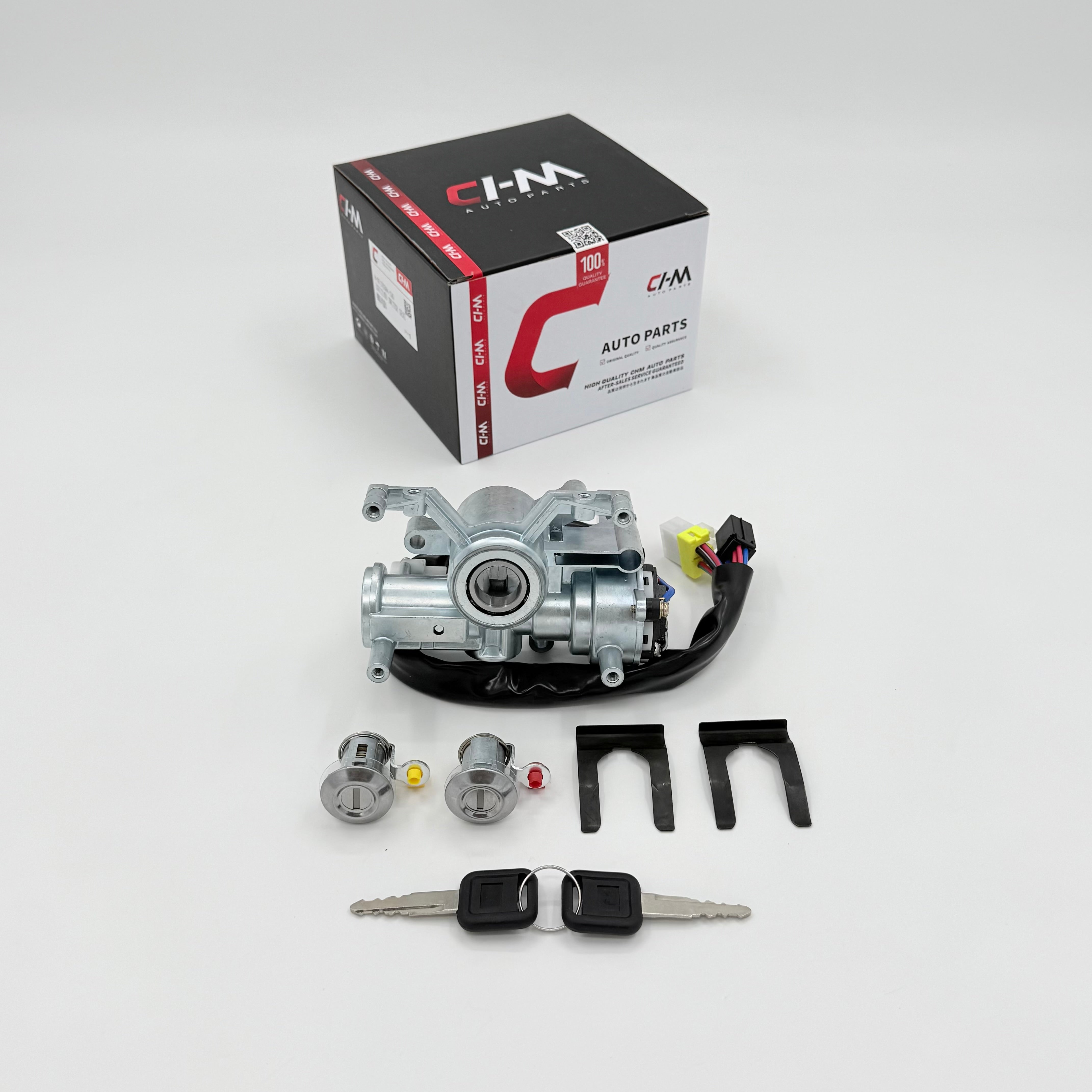 Ignition Switch + Door Lock Cylinder SET For Isuzu NPR NQR NRR 4HK1 5.2L 4HE1 4.8L 1995-2007