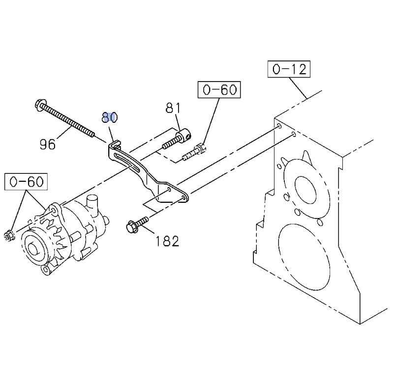 Adjuster Plate Alternator Sliding for ISUZU NPR NQR 4HG1 - T 4HK1 04 - 08 - GoTrucky