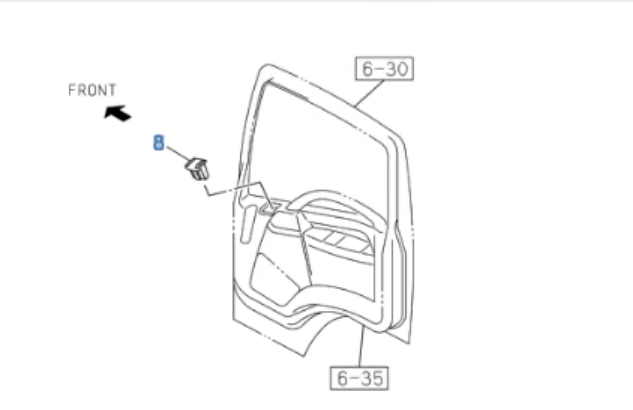 Ashtray Door For ISUZU NRR NPR NPR - HD NQR 07 - 17 - GoTrucky