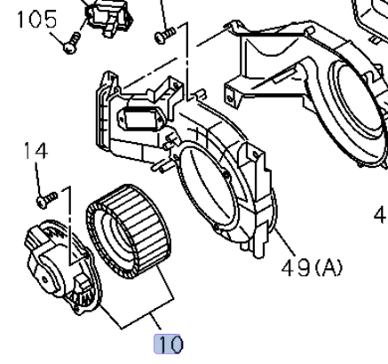 Blower Motor Assembly A/C Heater Fan for ISUZU NPR NPR - HD NRR NQR 95 - 07 - GoTrucky