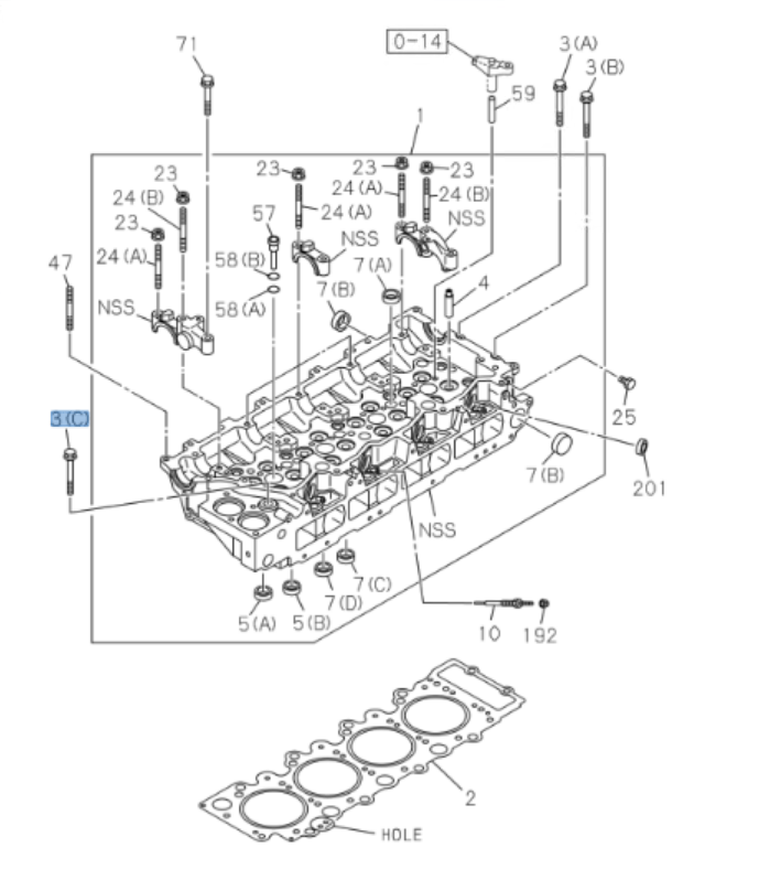 Bolt Cylinder Head Block For ISUZU 4HE1 5.2L 4HE1 4.8L NPR NPR - HD NQR 98 - 10 - GoTrucky