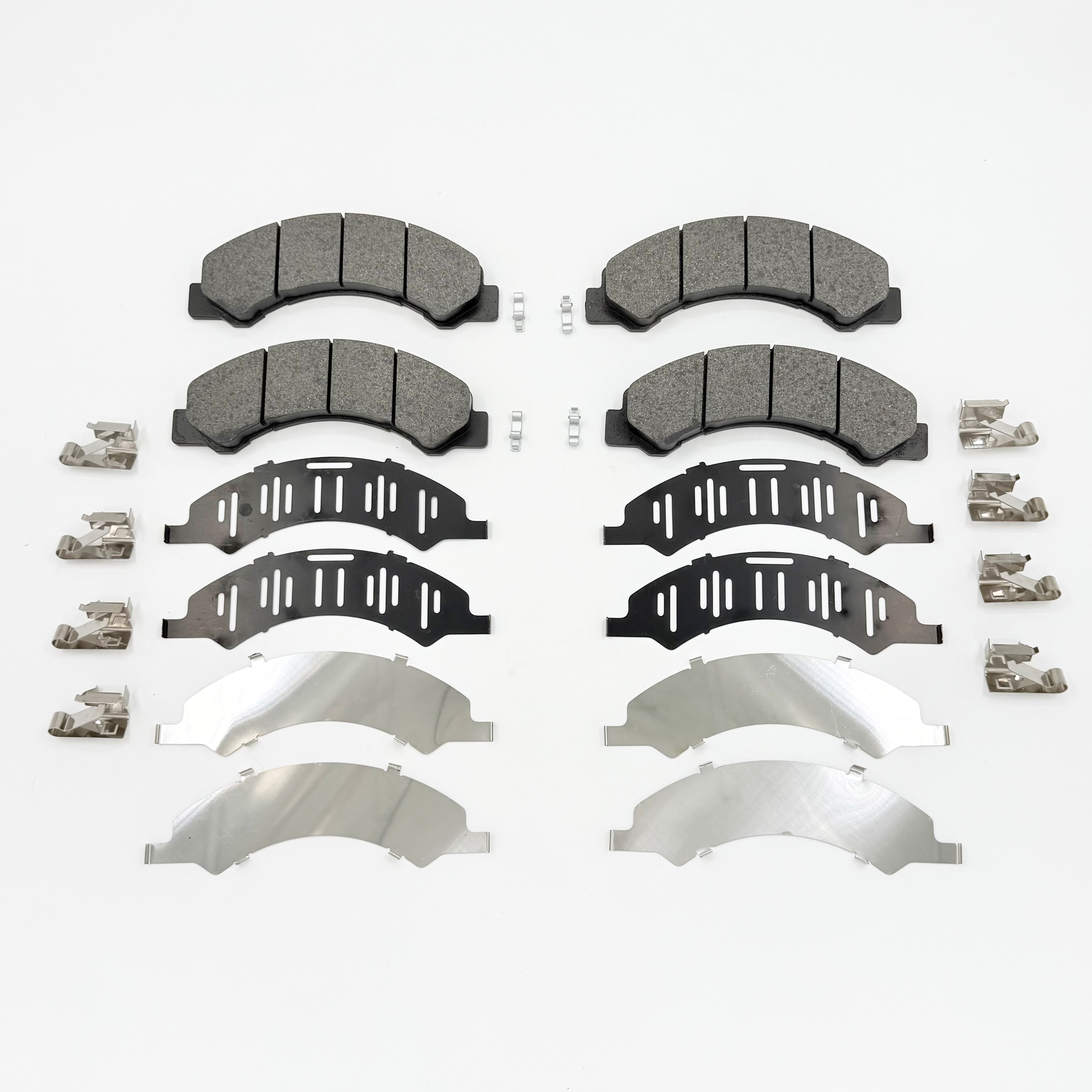 Brake Pads + 2x Rotor Front For Isuzu NPR NPR-HD NPR-XD WHEEL 16' 4HE1 4.8L 4JJ1 3.0L 4HK1 5.2L GAS 1998-2025 - GoTrucky