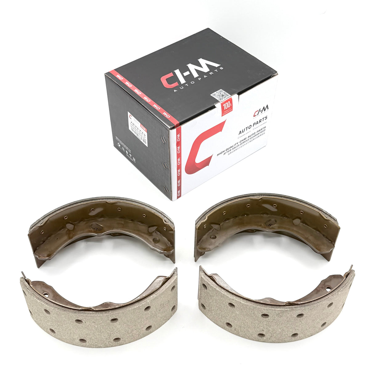 Brake Shoe Kit 12.6 X 4" For Isuzu NPR NPR-HD 1992-2021 Riveted - GoTrucky