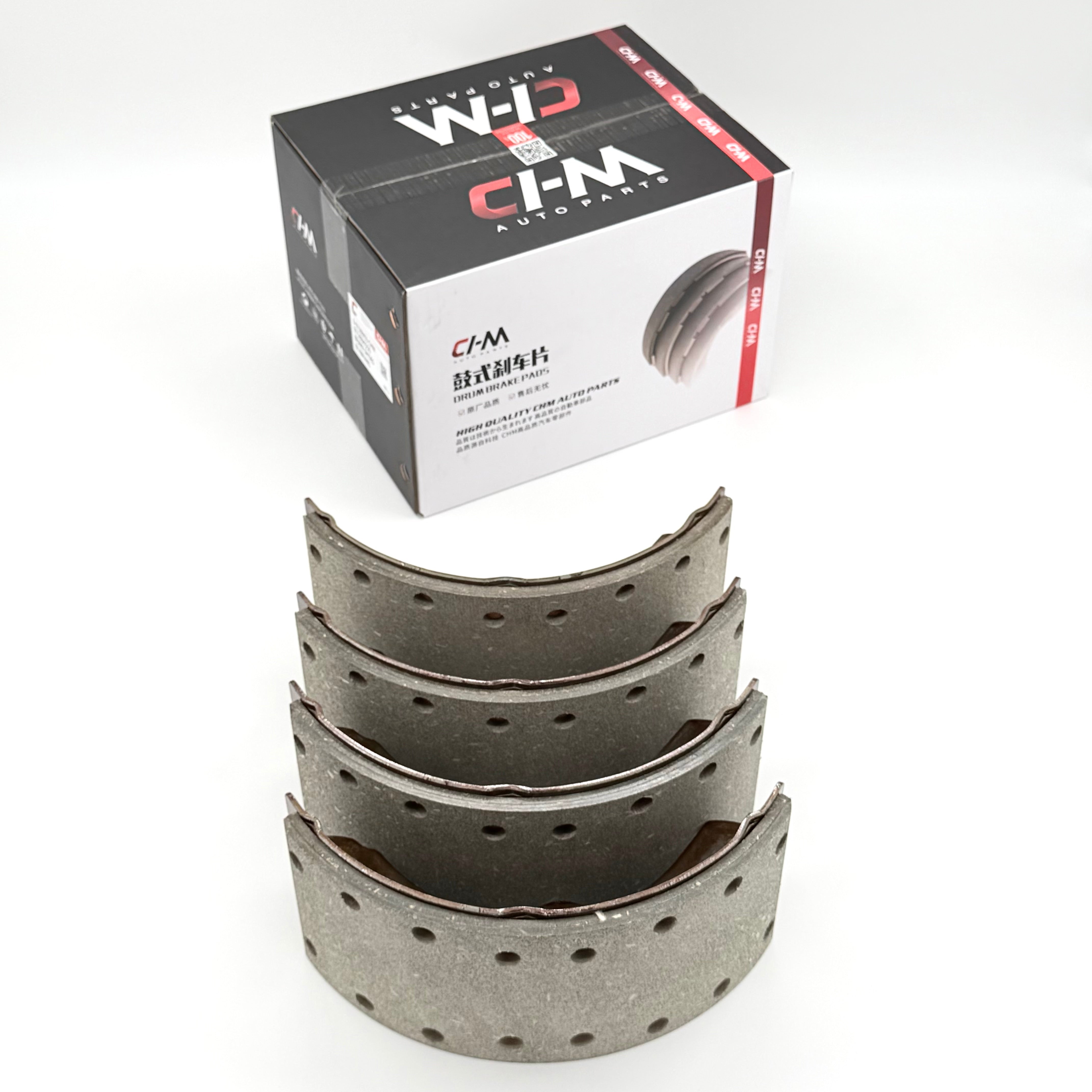 Brake Shoe Set 4 pcs 4.72" For Isuzu NPR-HD NQR NRR NPR 4HE1 4.8L 4HK1 5.2L 1997-2023 - GoTrucky