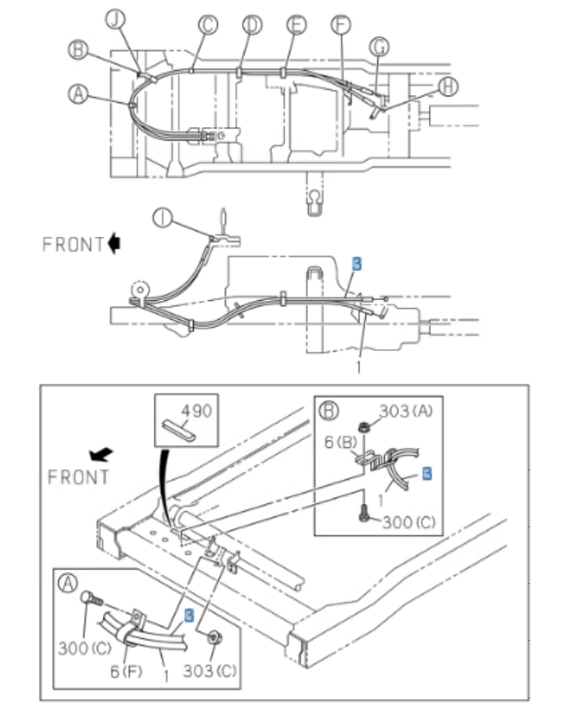 Cable Select Transmission For Isuzu NPR NQR NPR - HD 4HE1 4HK1 L=3202 MZZ6 99 - 04 - GoTrucky