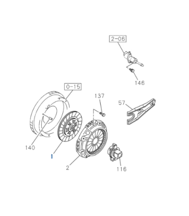 Clutch Disc OEM For Isuzu NPR NQR 4BD2 3.9L 4HE1 4.8L 21T MX5 MXH MSA MXA 92 - 04 - GoTrucky