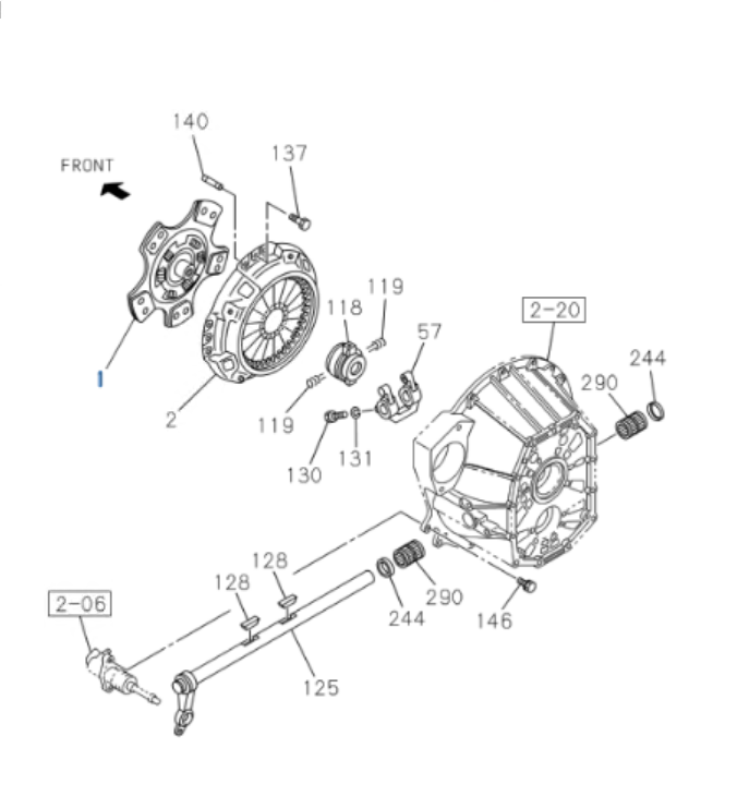 Clutch Kit For ISUZU NRR NPR NPR - HD NQR 4HK1 5.2L M/T MZZ6 02 - 13 - GoTrucky
