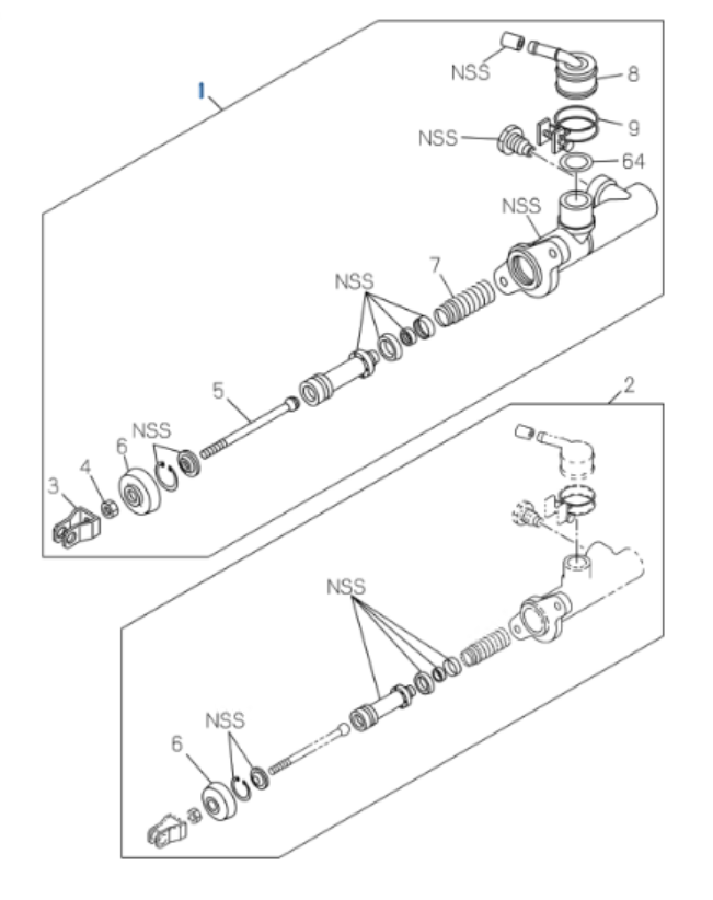 Clutch Master Cylinder For Isuzu NPR NQR NPR - HD NRR 4HE1 4.8L 4HK1 5.2L 94 - 08 - GoTrucky