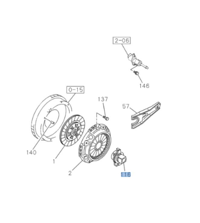 Clutch Release Bearing For ISUZU NPR NPR - HD NQR 4BD2 3.9L 4HE1 4.8L MXA 95 - 04 - GoTrucky