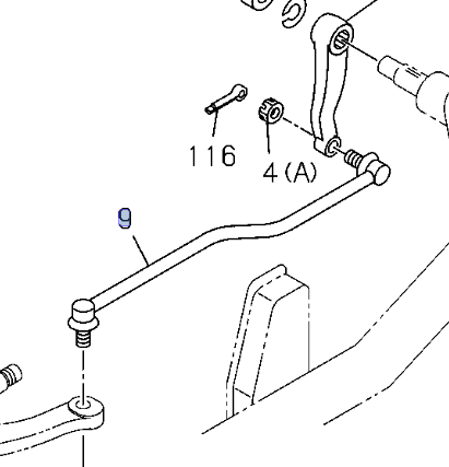 Drag Link for ISUZU NRR NQR NPR NPR - HD 4HE1 4.8L 4HK1 5.2L 95 - 07 - GoTrucky