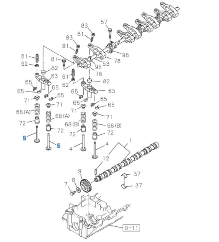 Engine Valve Exhaust For Isuzu NPR NPR - HD NQR NRR FVR FTR 4HK1 5.2L 04 - 10 - GoTrucky