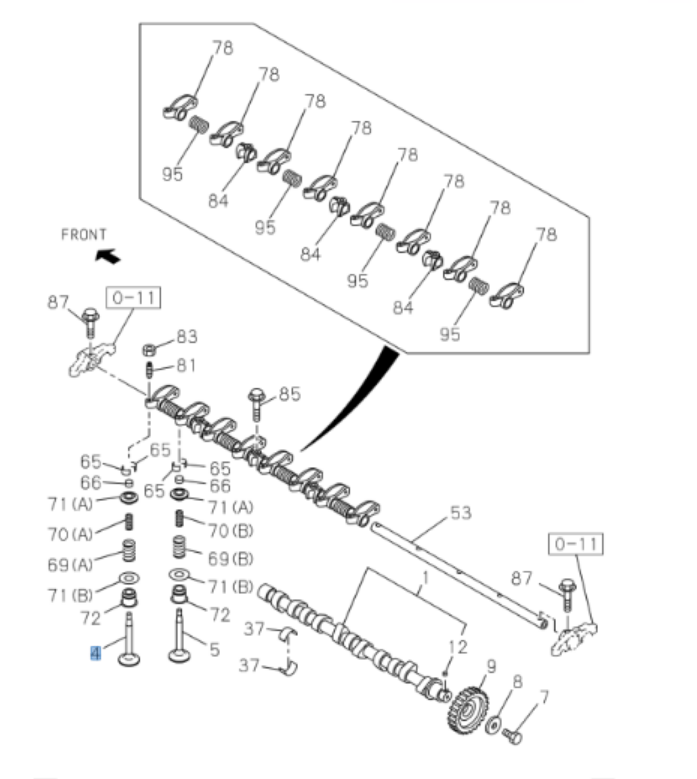 Engine Valve Inlet For Isuzu NPR NQR NPR - HD NPR NRR 4HE1 4.8L 98 - 04 - GoTrucky