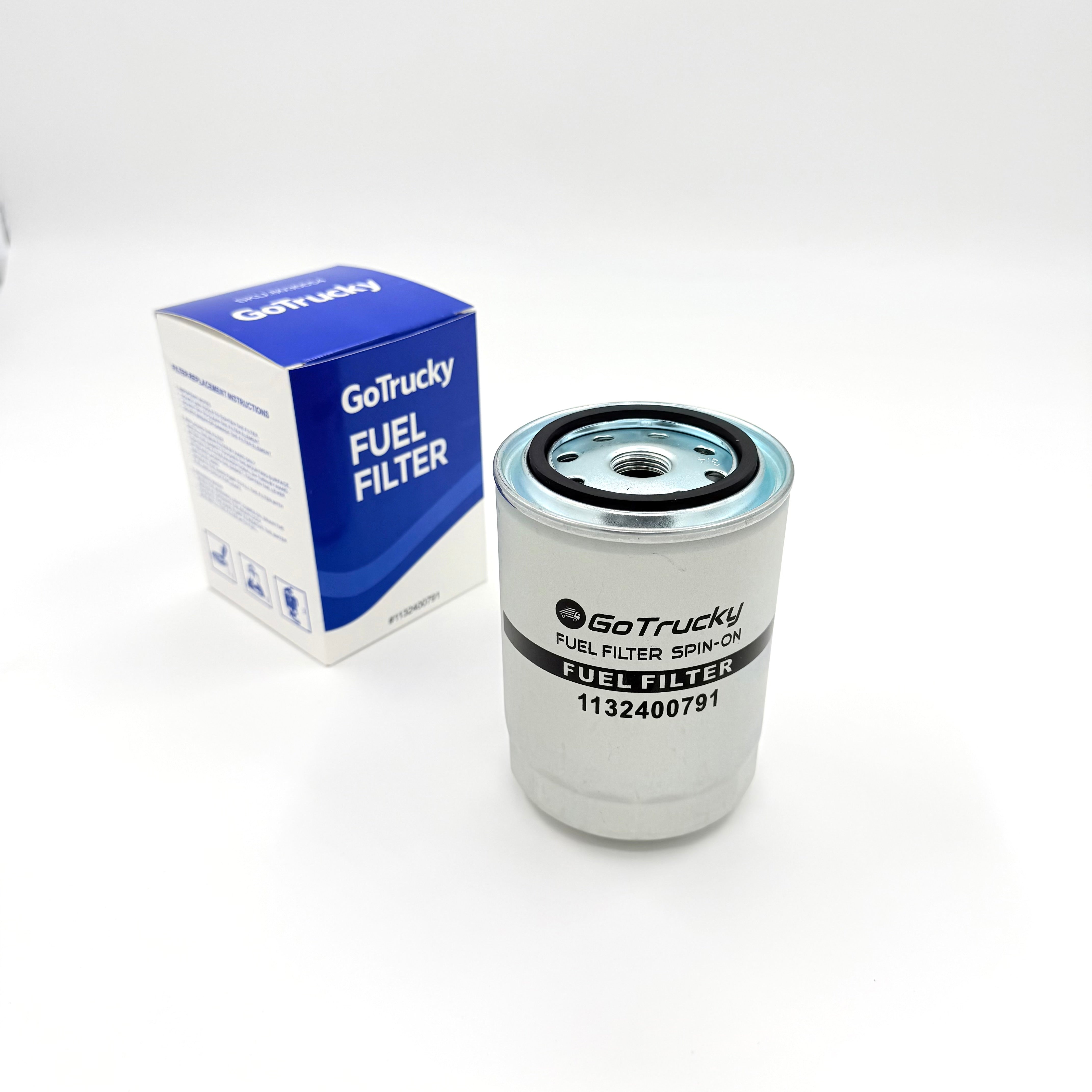 Fuel Filter Element For Isuzu NPR NQR NRR FTR FVR 4HE1 4.8L 6HE1 7.1L 89 - 07 - GoTrucky