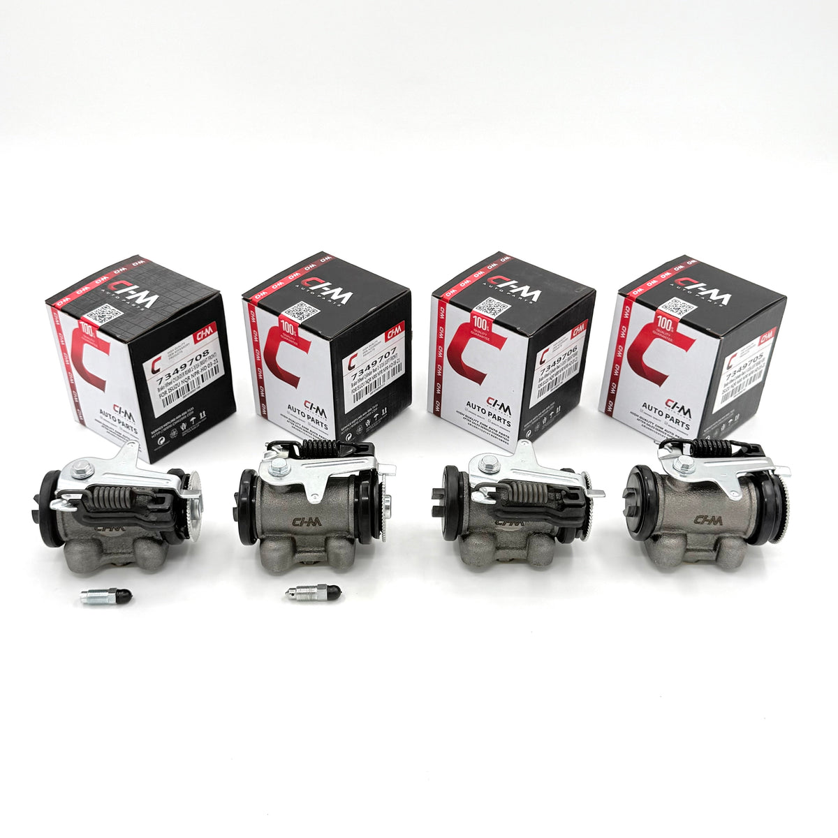 Full Set ot 4 Brake Wheel Cylinder Rear 1-3/16" FOR ISUZU NQR NRR NPR NPR-HD 2003-2021 - GoTrucky