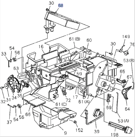 Heater Core for ISUZU NRR NPR NPR - HD NQR 4HE1 4.8L 4HK1 5.2L 94 - 07 - GoTrucky
