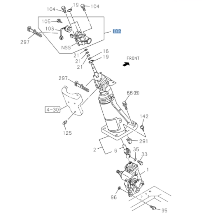 Ignition Switch Steering Lock Assembly For Isuzu NPR NQR NRR 4HK1 5.2L 4HE1 4.8L 95 - 07 - GoTrucky
