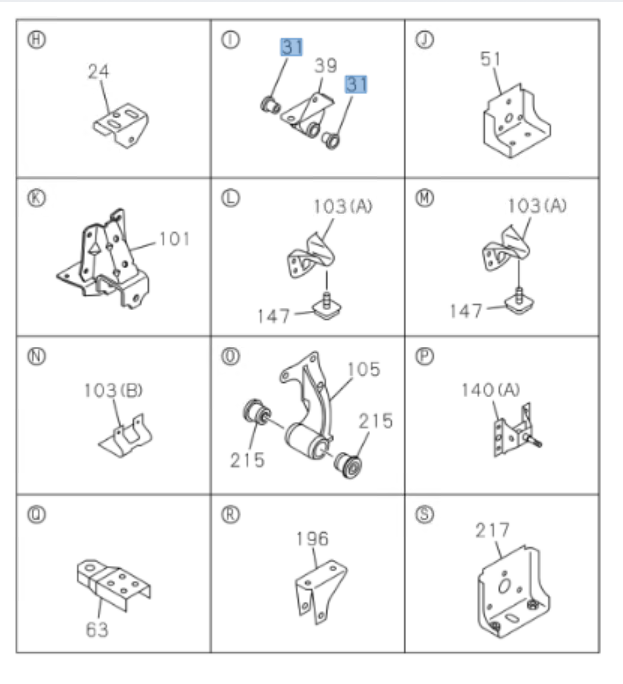 Leaf Spring Bushing Full Set Rear + Front 20 pcs for ISUZU NPR NPR - HD NQR 95 - 25 - GoTrucky