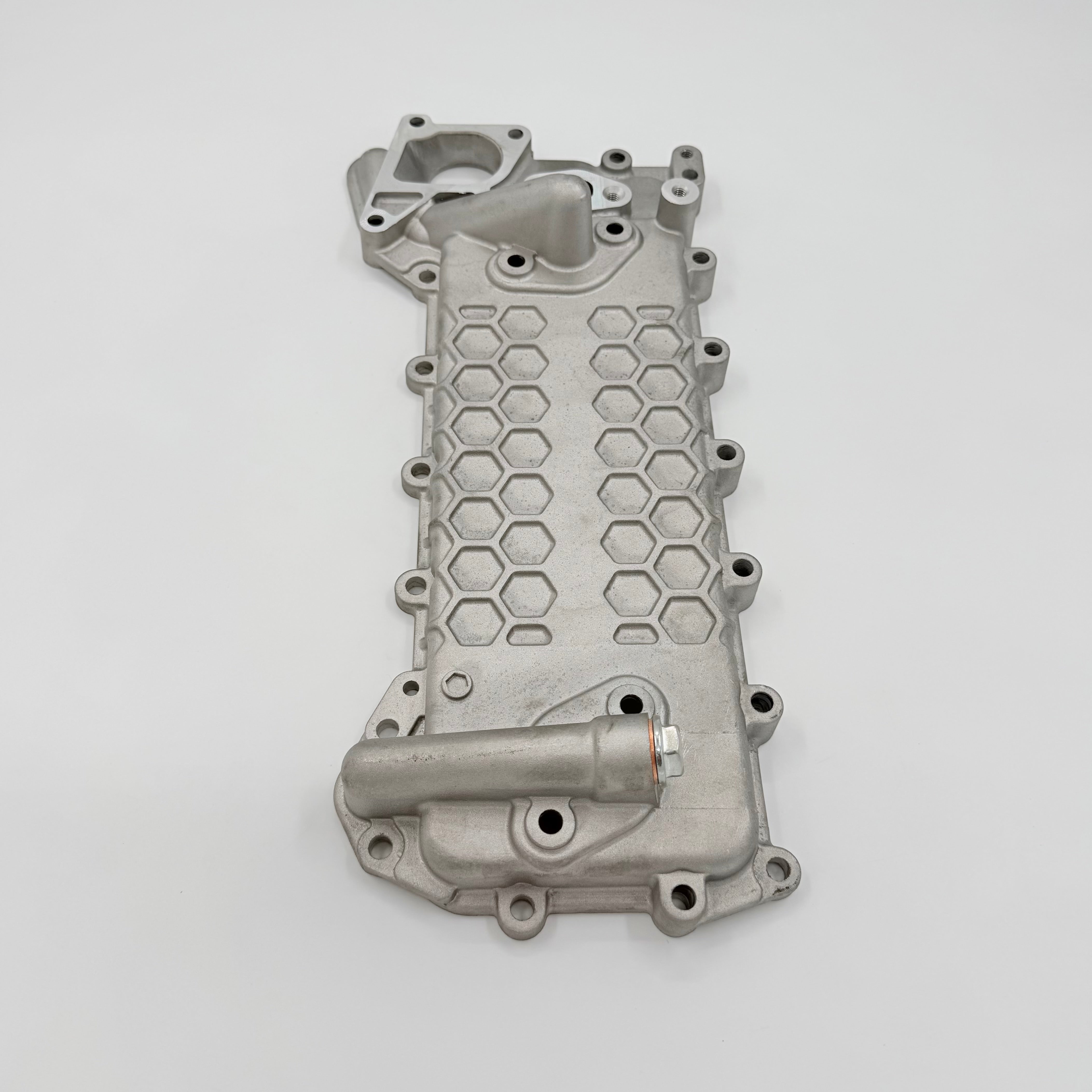 Oil Cooler Core + Cover + Gasket Set for ISUZU NPR NQR NPR-HD 4HE1 4.8L 1998-2004 - GoTrucky
