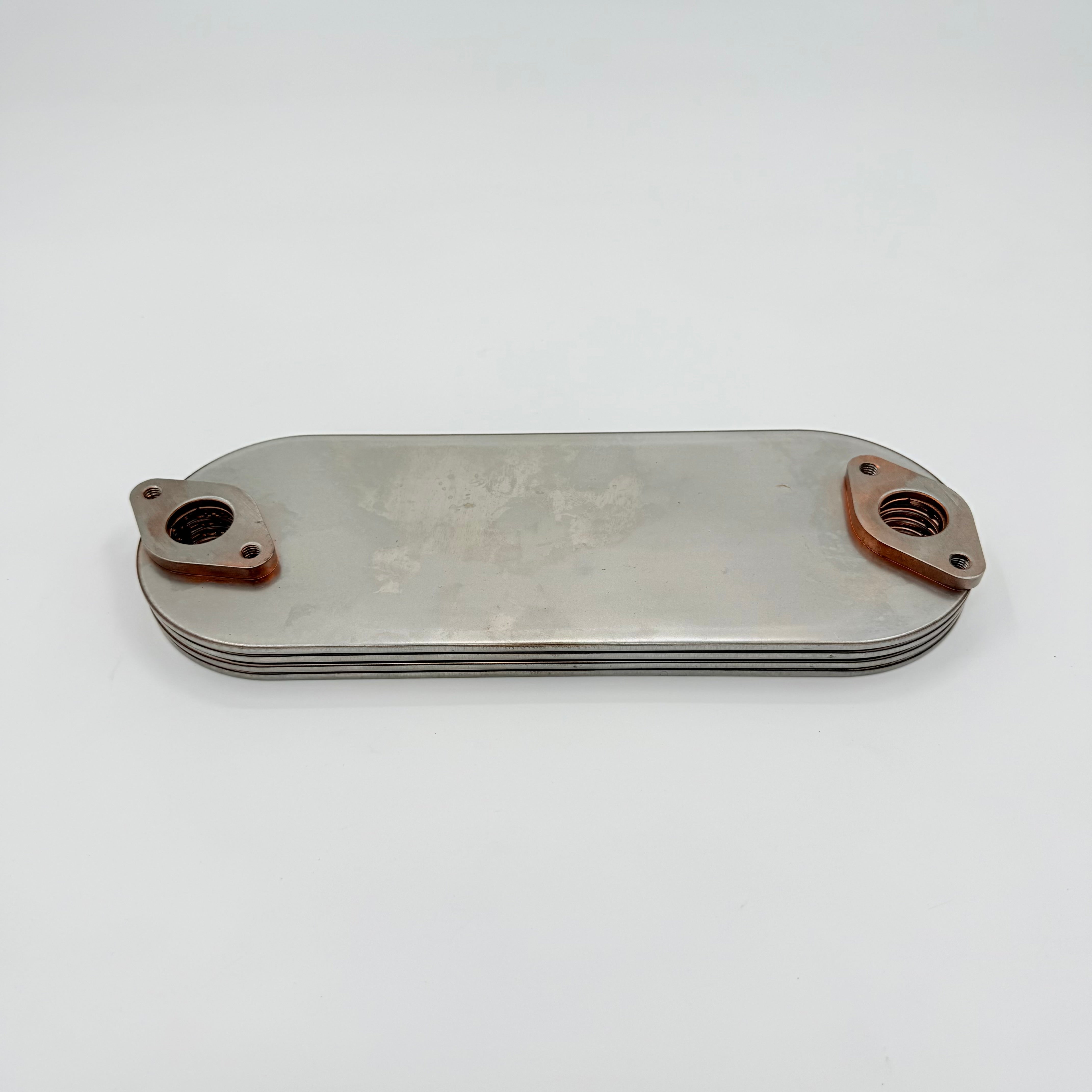 Oil Cooler Core + Cover + Gasket Set for ISUZU NPR NQR NPR-HD 4HE1 4.8L 1998-2004 - GoTrucky