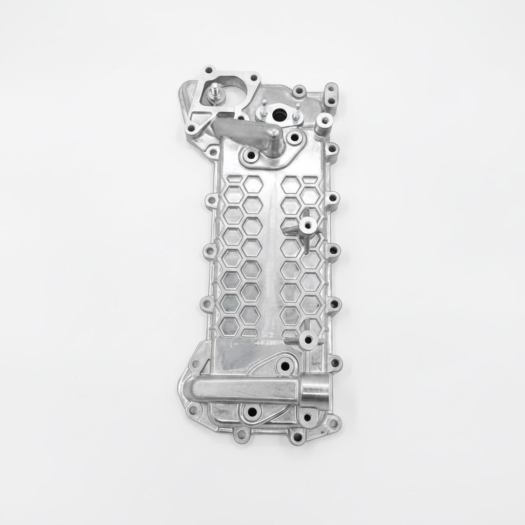 Oil Cooler Core Cover + Gaskets for ISUZU NRR NPR NPR-HD NQR 4HK1 5.2L 02-10 - GoTrucky