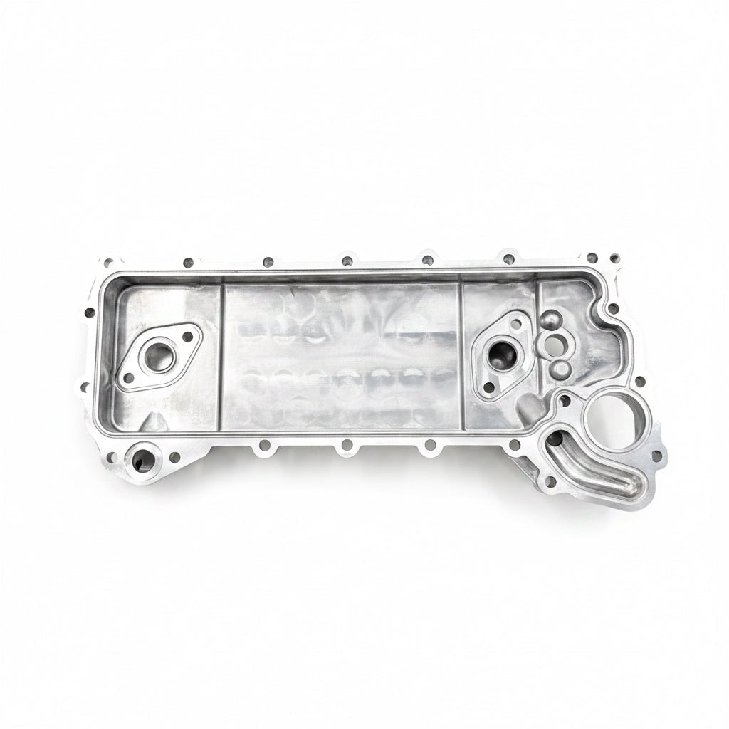 Oil Cooler Core Cover + Gaskets for ISUZU NRR NPR NPR-HD NQR 4HK1 5.2L 02-10 - GoTrucky