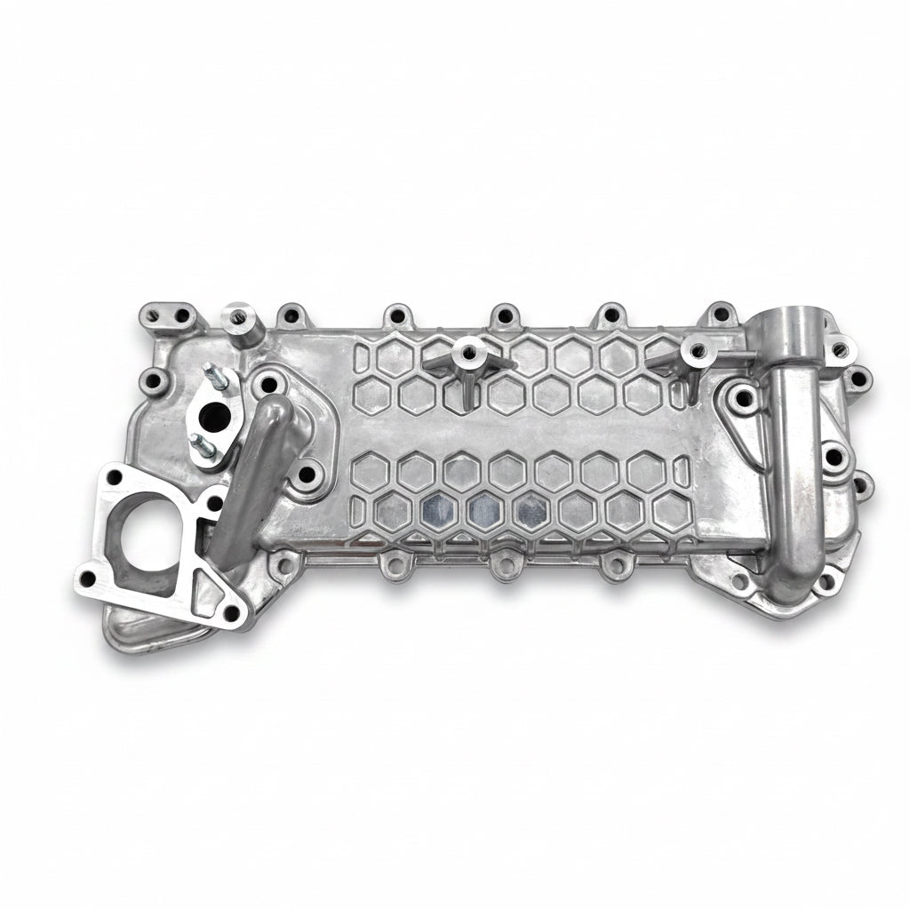 Oil Cooler Core Cover + Gaskets for ISUZU NRR NPR NPR-HD NQR 4HK1 5.2L 02-10 - GoTrucky