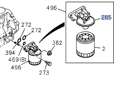 Oil Filter Body Housing for ISUZU NRR NPR NPR - HD NQR 4HE1 4.8L 4HK1 5.2L 98 - 15 - GoTrucky