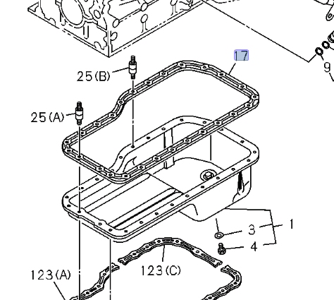 Oil Pan Gasket For ISUZU NRR NPR NPR - HD NQR 4HK1 5.2L 4HG1 4.6L 4HE1 4.8L 04 - 10 - GoTrucky