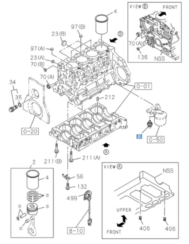 Oil Presure Switch NPR NPR - HD NQR NRR 4JJ1 3.0L 4HK1 5.2L 4HE1 4.8L 98 - 24 - GoTrucky