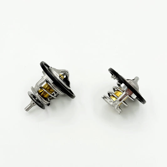 Pair of Thermostat Coolant 82℃ + 85℃ For ISUZU NPR NPR - HD NQR NRR 4HE1 4.8L 4HK1 5.2L 98 - 24 OEM - GoTrucky